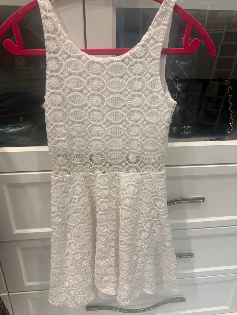 Sally Miller Cream and Blush Couture Label Detail